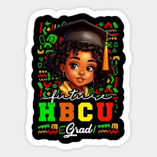 Future HBCU Grad Black Girl Graduation HBCU Sticker